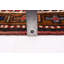 One-of-a-Kind 3'11" X 9'6" New Age Runner Wool Area Rug in Red