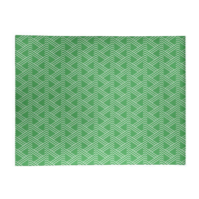 Chenille Geometric Indoor Rug