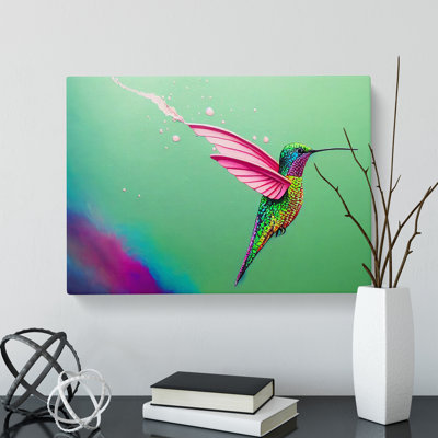 Colourful Hummingbird Vol.3 - Wrapped Canvas