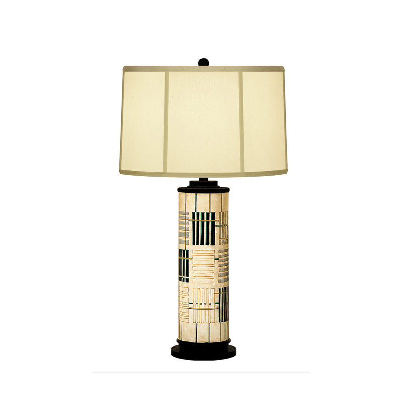 Lampe de table en colonne abstraite holmes