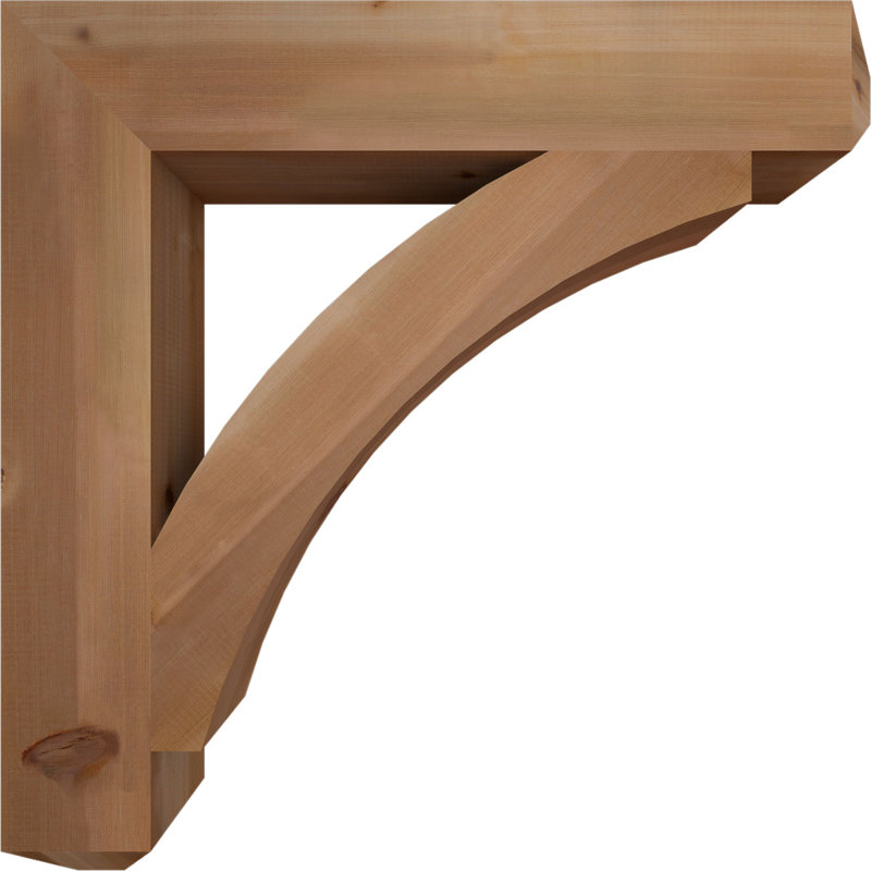 Support pour artisan Thorton, Cèdre rouge de l'Ouest (lisse), H 36 po x l 6 po x P 36 po