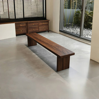 Banc en bois massif Kaile