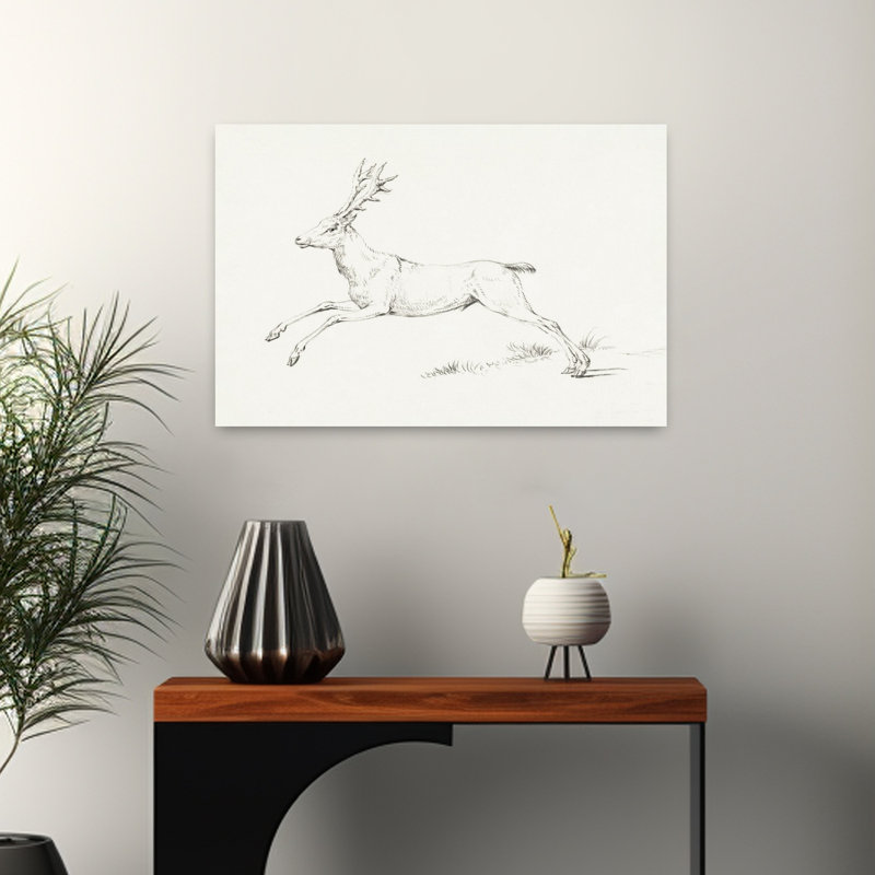 Art mural animal rétro classique rétro, H 16 po x l 24 po