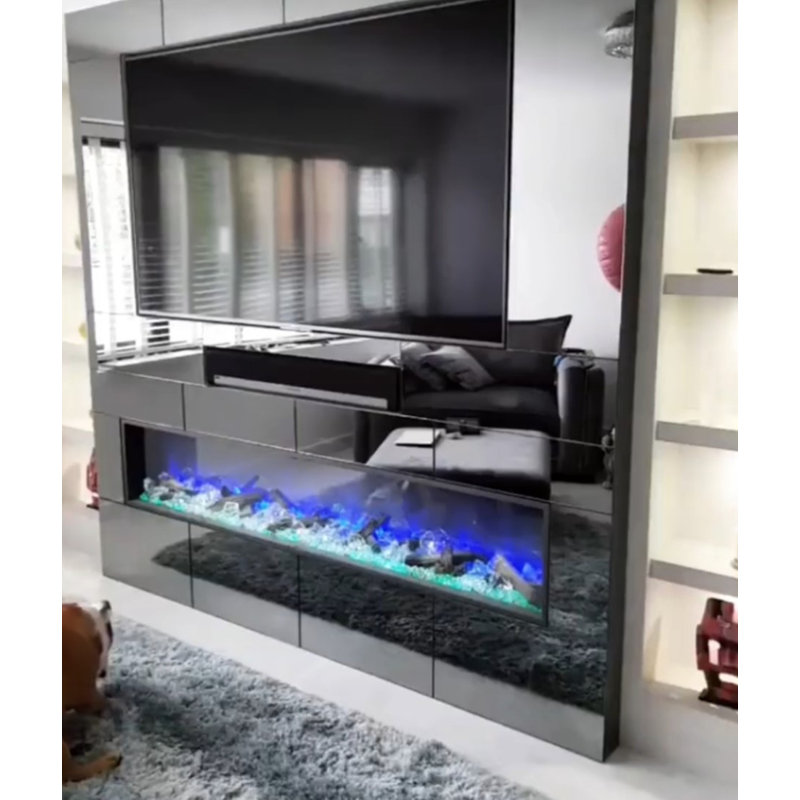 Digital Flames 153cm W Electric Fire