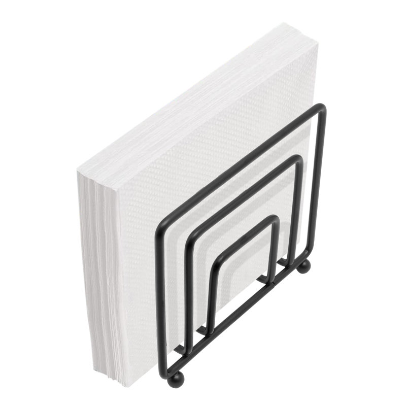 Porte-serviettes de table Clayhatchee, Noir