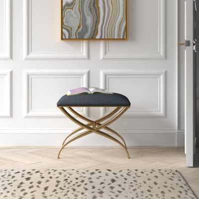 Chamberlain Polyester Blend Upholstered Bench