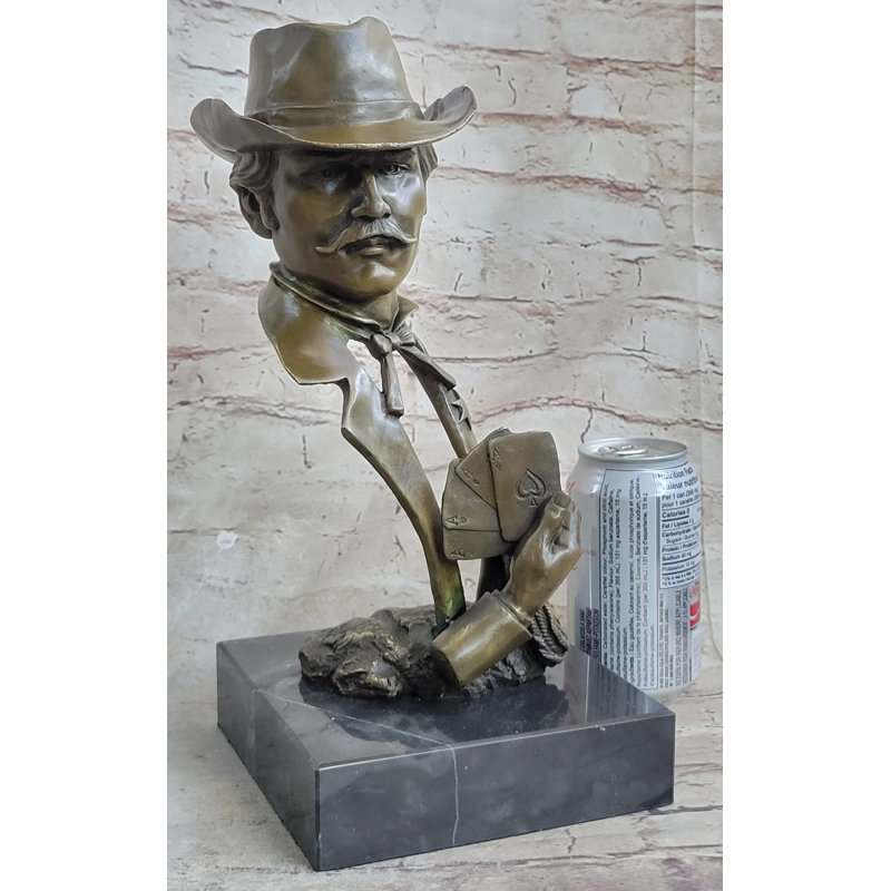 Statue de jeu de cartes de jeu des Fêtes de l'Ouest