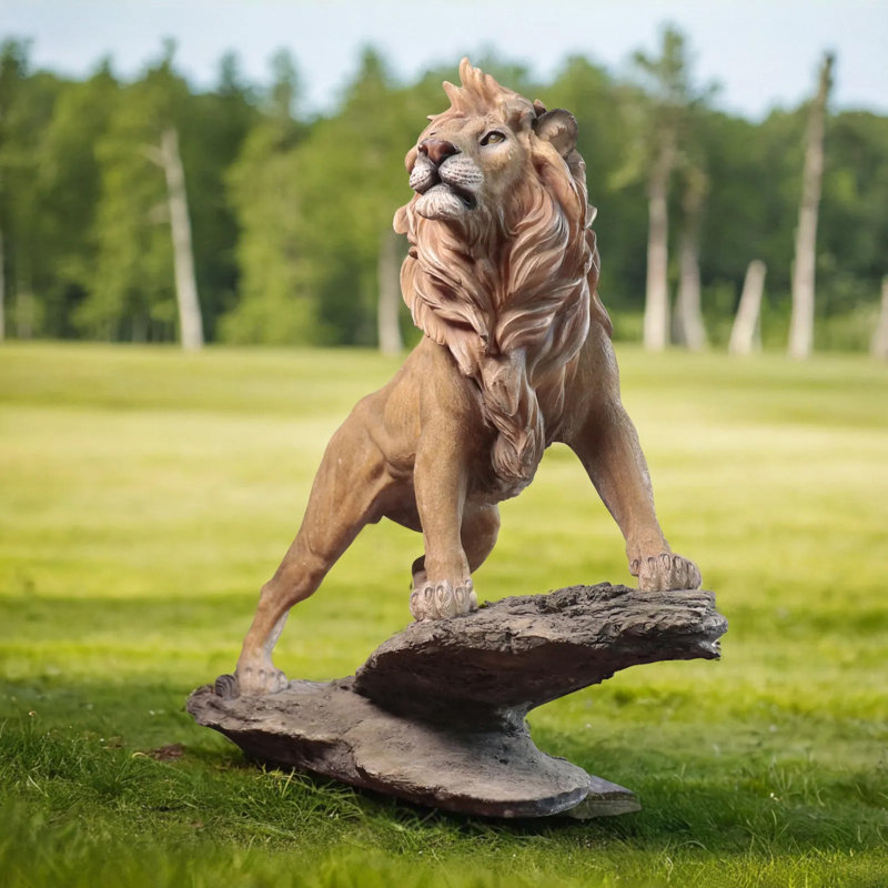 Sculpture d'un lion