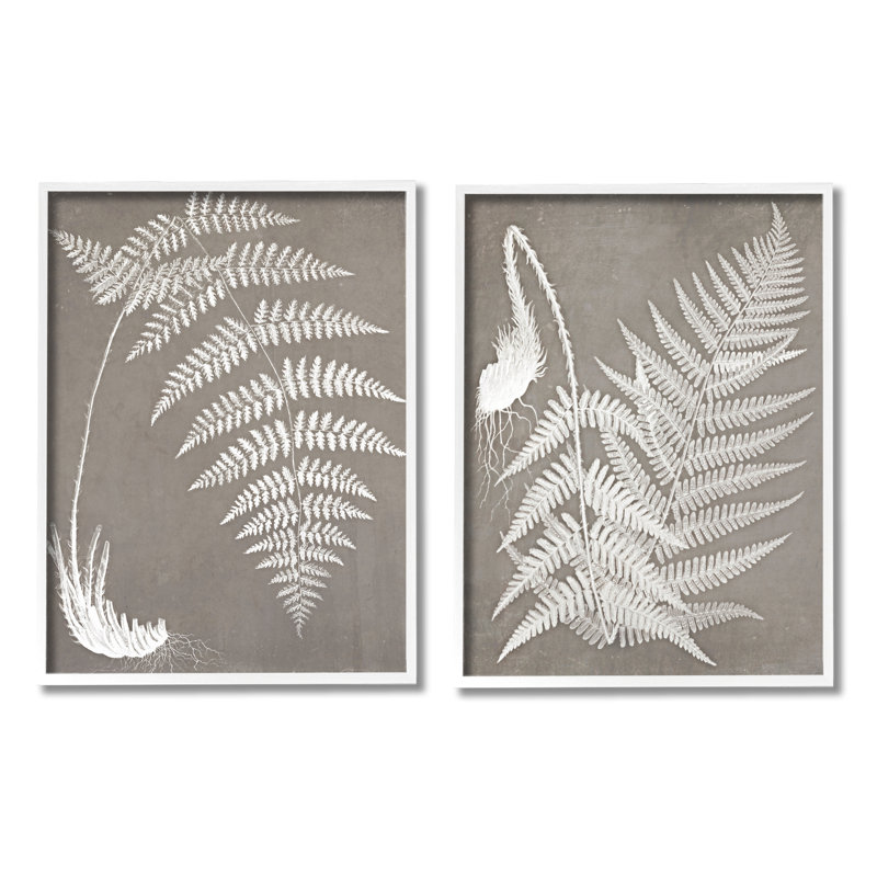 Ensemble détaillé d'art texturé giclée 2Pc, L 24 po x H 30 po, Giclée encadrée blanc bord de mer