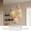 Crystal Drum Lamp Shade in French Gold-727322259-727322256
