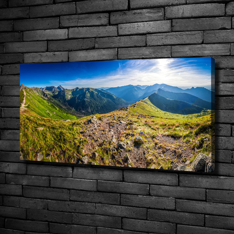 Mountain Panorama - Wrapped Canvas Print