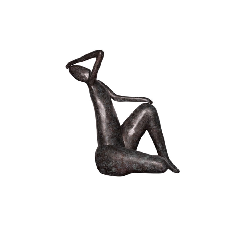 Sculpture bronze abstraite Oy Vey