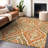 Premium Machine Washable Lisse Orange Rug-914477593