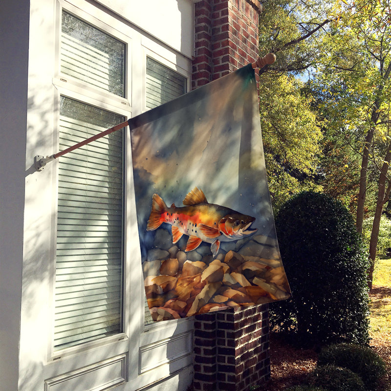 Double Sided 40'' H x 28'' W Polyester House Flag