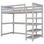Lit mezzanine avec tablettes de rangement-51051065-51051064