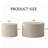 Beige Nesting Coffee Table Set of 2 Modern Drum Side Table End Table Wave Stripe Round Coffee Table for Living Room