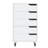 15.7"W 5-Drawer Mobile File Cabinet