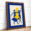 Dancing Figures Modern - Framed Print-447719729-447719733