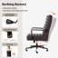 Chaise de bureau pivotante inclinable Anagrace Martha-1144836125