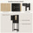 Boho Bathroom Space Saver Cabinet With Rattan Doors, Over-The-Toilet Storage Organizer With Adjustable Shelf-787263898