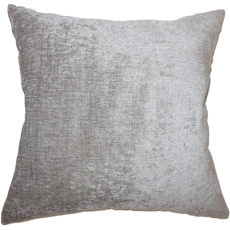  Velvet Throw Pillow, 18" H x 18" W