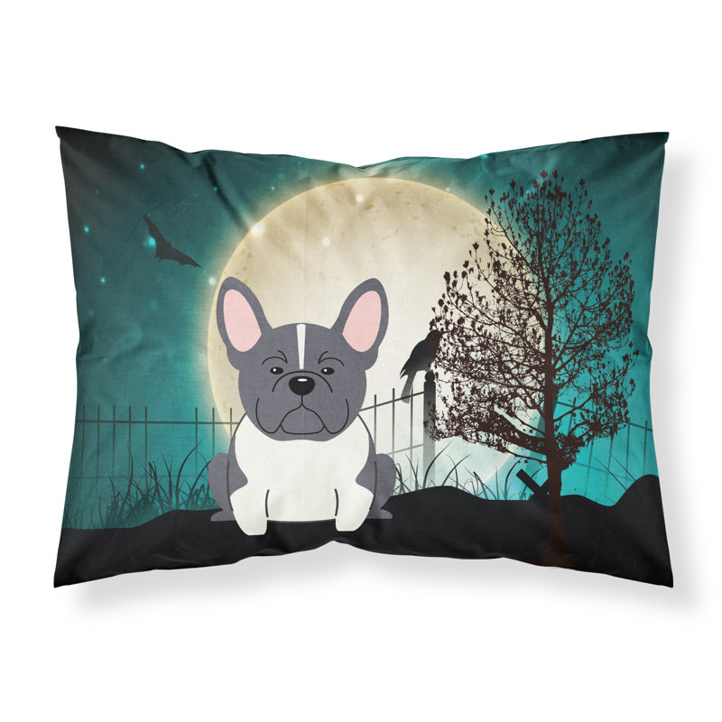 Microfiber, Black White French Bulldog