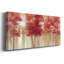 Arbres rouges - Toile tendue avec châssis - Prêt à accrocher-609488101