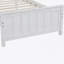 Charmant lit plateforme en bois de taille simple avec tête et pied de lit élégants pour une chambre à coucher élégante et confortable-940289653