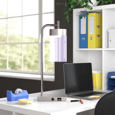 Haledon Metal USB Desk Lamp