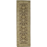 Hand-Knotted High-Quality Beige Runner
