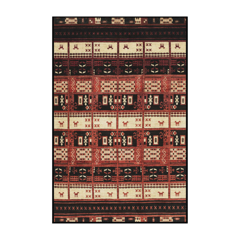 Tapis abstrait moderne 1807, Rectangle 5 pi x 7 pi