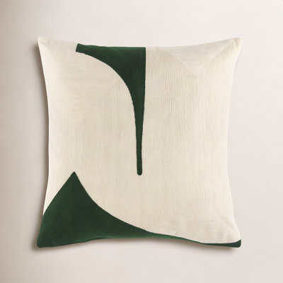 Embroidered Cotton Pillow Cover