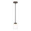 Pendant Lighting Modern 1 Light Mini Pendant Light With Dual Glass, Adjustable Hanging Ceiling Light-90149189