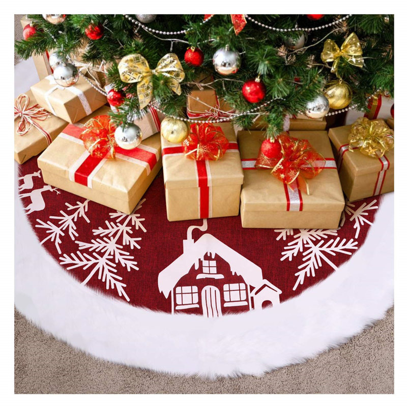 Temperence Faux Fur Tree Skirt