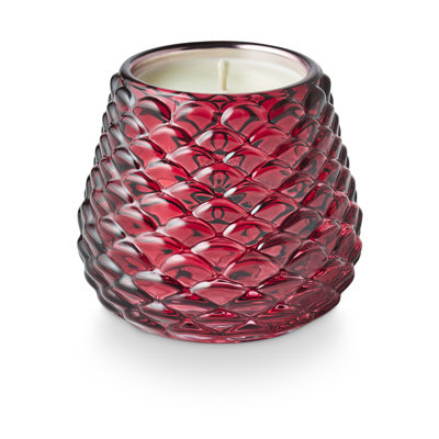 Crimson Woods Pinecone Votive