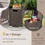 16'' x 16'' Straight Metal Propane Tank Cover
