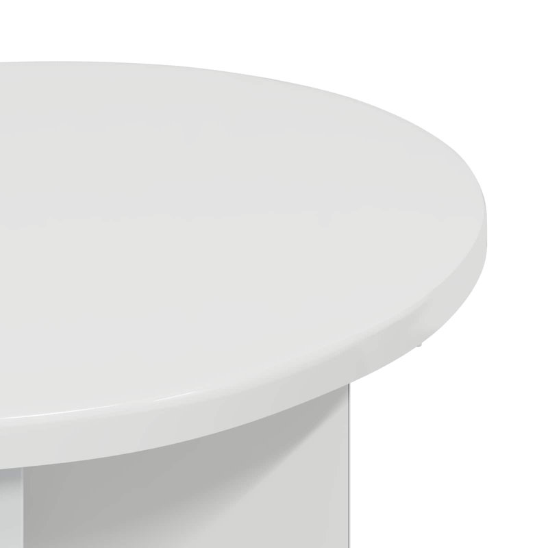 End Table, High Gloss White