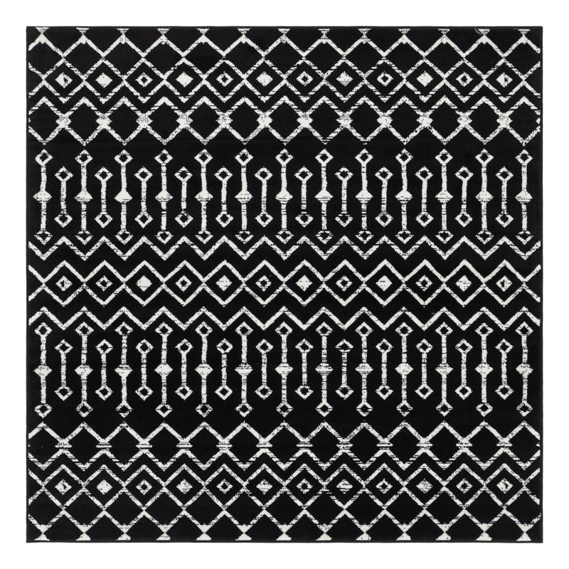 Selim Geometric Indoor Rug, Square 6'1"