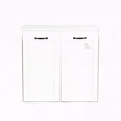 Armoire à linge avec 2 sacs à doublure amovibles