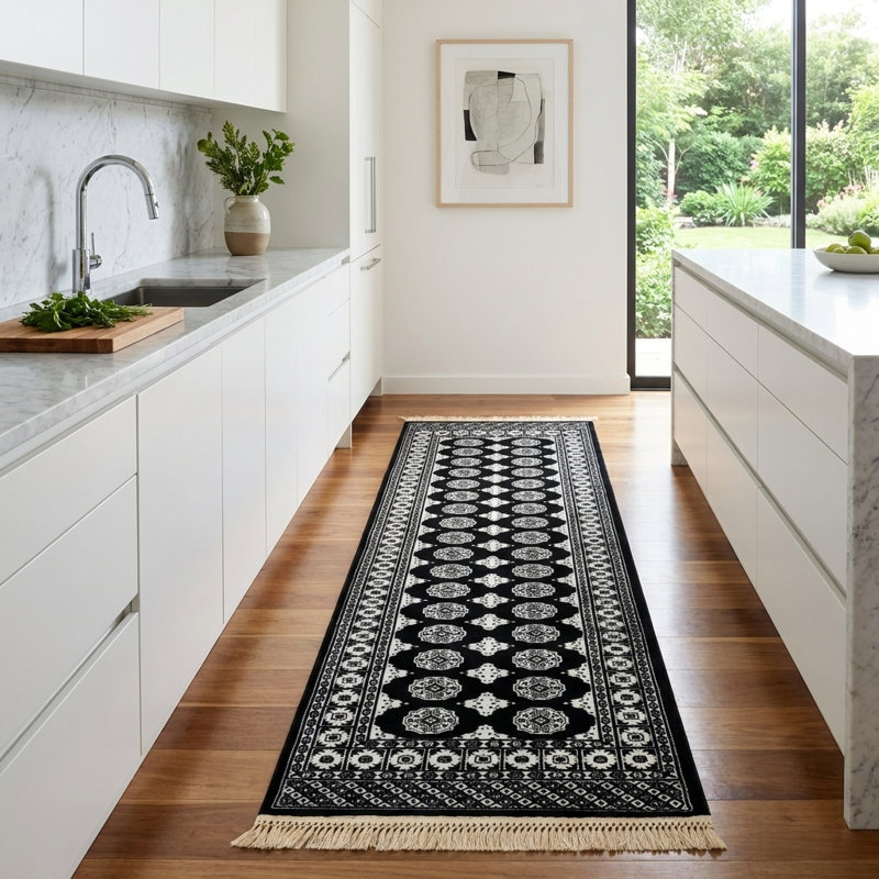  Tapis Balik Tekke, Tapis de couloir 2 pi 7 po x 10 pi