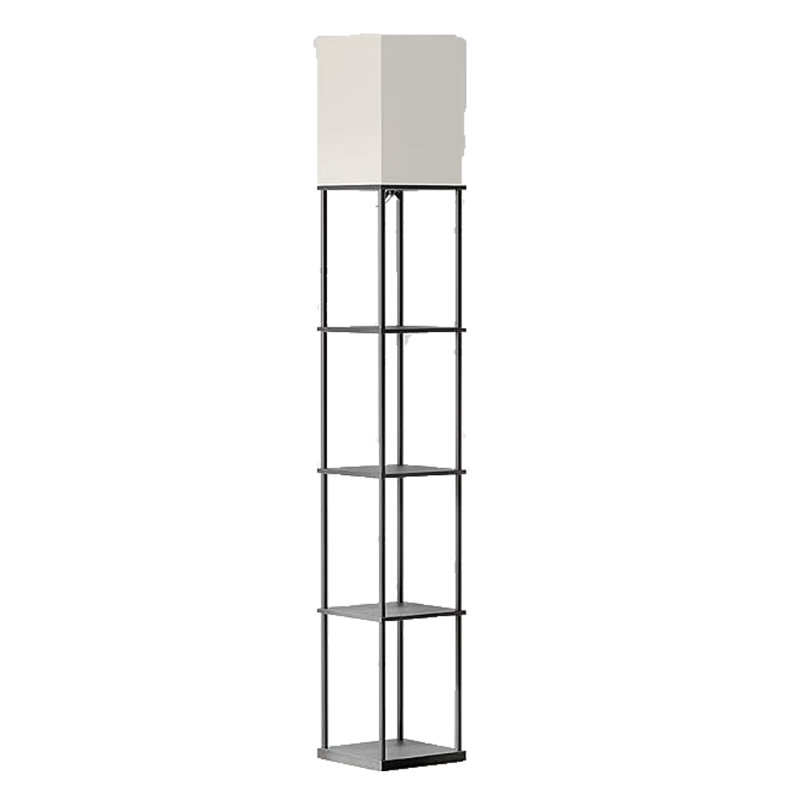 Solid Wood Shelf Floor Light