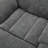 Modern Chenille Swivel Rocking Gray Recliner-591923574