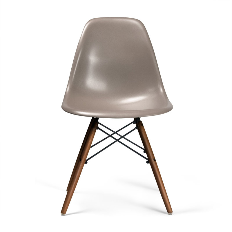 Jordan 16.5'' H Side Chair, Taupe, Walnut