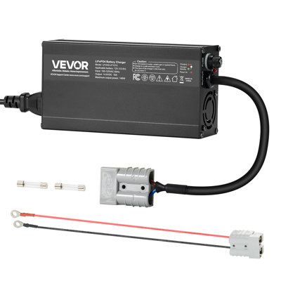 12V 10A Lithium Battery Charger 14.6V AC-DC LiFePO4 Smart Charger for RV