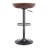 Antenore Swivel Upholstered Adjustable Height Counter Stool-650185186