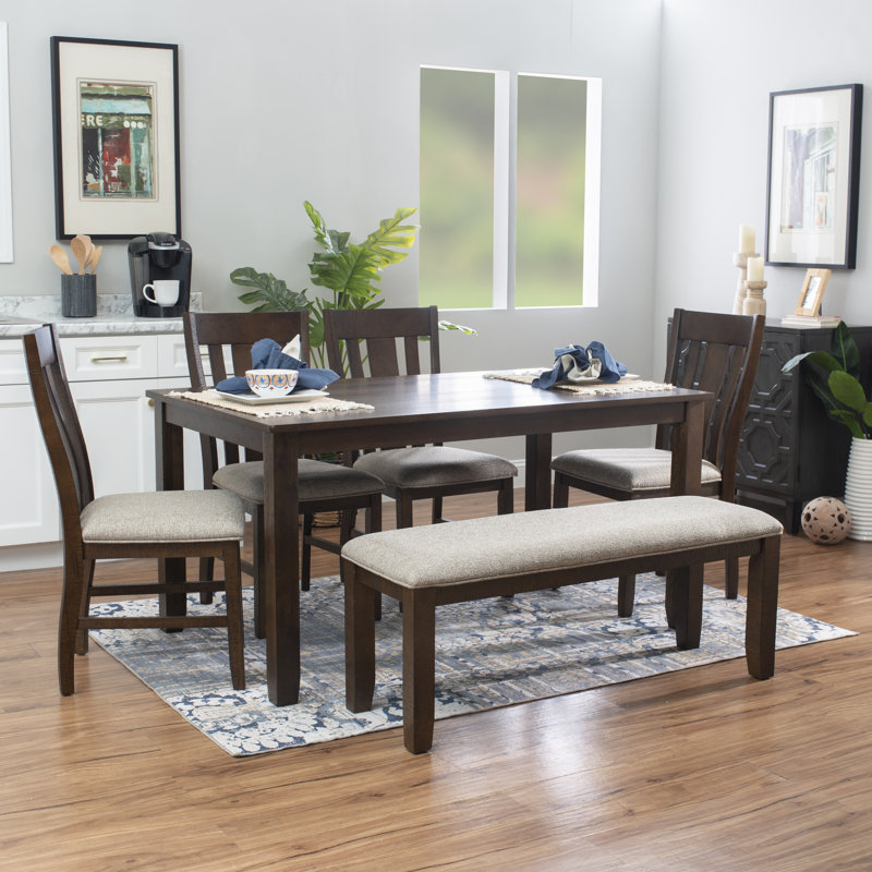 Ensemble de salle à manger avec chaises rembourrées Betzaira