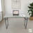 Derek Adjustable-Height Fold-in-half table, 24 x 48