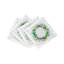 Wreath Flowers Hemstitch Cocktail 6" Linen/Cotton Napkin-122609849