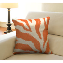 Tigra Orange White Animal Print Pillow Cover (CLEARANCE) – Aloriam