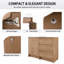 Ensemble de meuble-lavabo simple 48 po avec plateau en résine Bellmead-1110874676